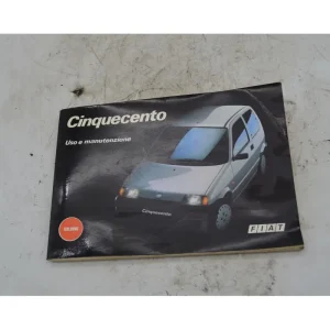 Libretto Uso e Manutenzione Fiat Cinquecento Dal 1991 al 1998 Economico