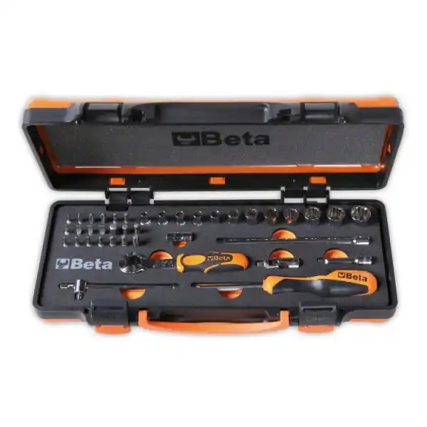 Assortimento chiavi a bussola multimpronta Beta 900U/C12M in cassetta Prezzo Di Fabbrica