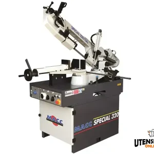 Ultime Pezzi Segatrice a nastro per metalli MACC Special 320 CSO trifase 0,75-1,1kW, taglio 230mm