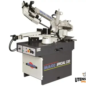 Offerta Limitata Segatrice semiautomatica MACC Special 320M/S trifase 0,75-1,1kW, taglio 230mm