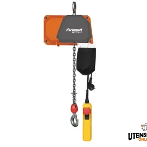 Paranco a catena elettrico Unicraft EKZT 301-1 con gancio di sospensione, portata 300Kg Spedizione Espresso