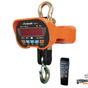 Saldi Bilancia elettronica Unicraft KW 50 per carichi sospesi, portata 5 ton