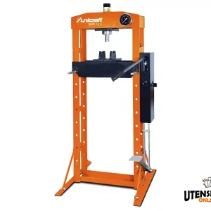 Pressa idraulica Unicraft WPP 15 E con pompa manuale e pedale, 15 ton Spedizione Espresso