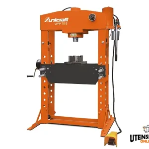 A Buon Prezzo Pressa idraulica Unicraft WPP 75 E con pompa a due stadi, 75 ton