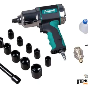Offerta Lampo Set avvitatore ad impulsi Aircraft ISS Komposit attacco 1/2" quadro, 600 Nm con bussole