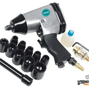 Solo Oggi Avvitatore ad impulsi Aircraft attacco 1/2" quadro, 320 Nm in kit con bussole