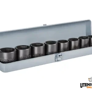 Set 8 bussole Impact Aircraft con attacco 3/4" in cassetta di metallo Solo Oggi