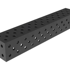 Professionale Blocco di collegamento 1200x200x200mm SteelExpert GPPH fori 28mm griglia diagonale