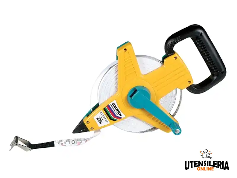 Scelto Dai Clienti Rotella metrica IORI 14500 nastro in fibra di vetro 20 metri x 13mm