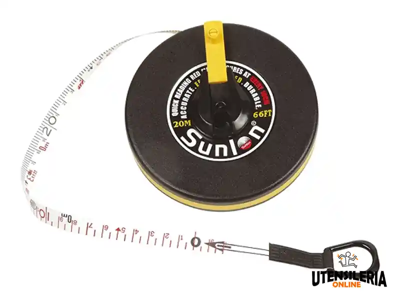 Rotella metrica IORI 14700 nastro in fibra di vetro plastificato 20 metri x 13mm Novità