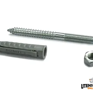 Vite a doppia filettatura Fischer STST M8x90 in Kit (4pz) Offerta Speciale