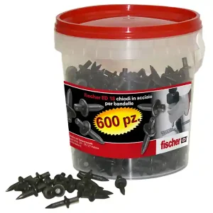 Acquista Ora Box chiodo a percussione Fischer ED 18 (600pz)
