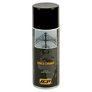 Zinco chiaro LTF ICP per ritocco parti zincate, spray 400ml Spedito Oggi