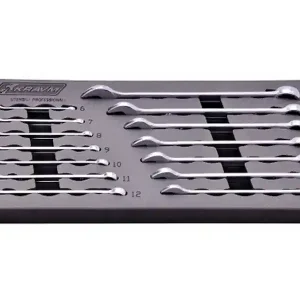 Serie 14 chiavi a combinate Kravm 6-22mm in supporto termoretraibile Pagamento Sicuro