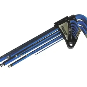 Compra Online Chiavi a brugola maschio rivestite Kravm in set da 1,5-10mm (9pz)