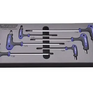 Sconto Set 6 chiavi a T impronta Torx Kravm con impugnatura