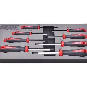 Set 8 giraviti Kravm con impronta esagonale, 2-10 mm Miglior Prezzo