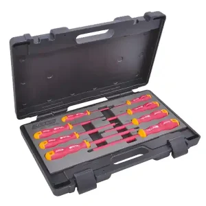 Offerta Set 8 giraviti isolati 1000 V Kravm con impronta a taglio e Phillips