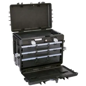 Trolley porta utensili GT Line All in One AI1XB 2LR con 3 organizer vuoti Nuovo Arrivo