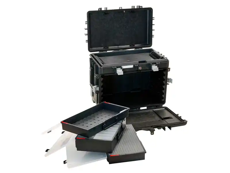 Trolley porta utensili GT Line All in One AI1XB 2LMT con 3 organizer allestiti Prezzo Di Fabbrica