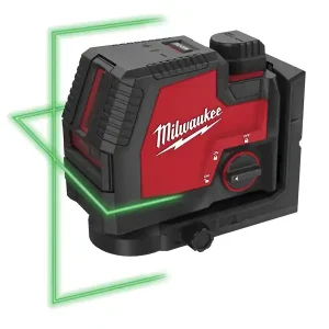 Livella laser Milwaukee L4 CLL ricaricabile USB a 2 linee verdi Offerta Del Giorno