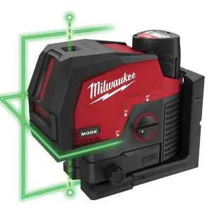 Novità Livella laser Milwaukee M12 CLLP a 2 linee con piombo, raggio verde