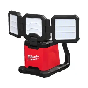 Di Tendenza Faro Led Milwaukee M18 MDTL-0 a 3 teste multidirezionali, 4500 lumen