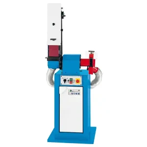 Levigatrice a nastro orientabile 120x1500mm con smerigliatrice a mola, 1,9kW Miglior Prezzo