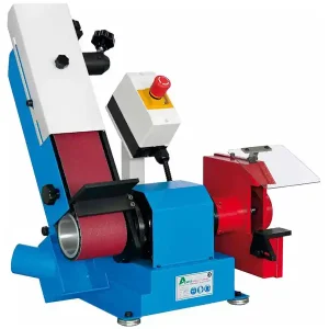 Vendita Finale Levigatrice da banco a nastro Aceti con smerigliatrice a mola, 1,9kW 400V