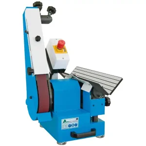 Smussatrice da banco Aceti con inserti widia e unità levigatrice 50x1250mm Ultime Pezzi