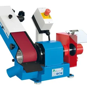 Levigatrice da banco a nastro 100x1000mm Aceti con pulitrice, 1,1kW 400V Non Perdere