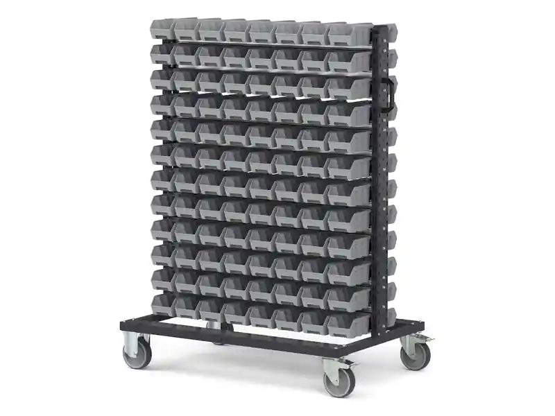 Economico Carrello porta minuteria Fami Bin Cart 1067x668x1384mm con 192 contenitori Picking Box Air