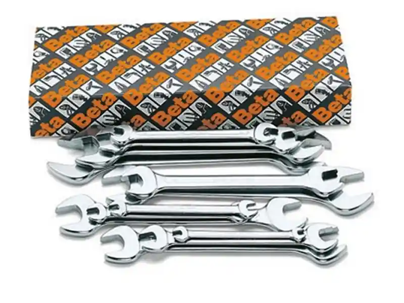 Serie 8 chiavi a forchetta doppia Beta 55/S8, 6x7-20x22mm (8pz) Offerta Limitata