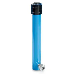 Spedizione Espresso Cilindro idraulico corsa lunga semplice effetto OMCN 359/GM ritorno a molla h.470mm, 5 Ton