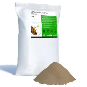 Prezzo Basso Assorbente istantaneo in polvere Carvel Fiberca+ per idrocarburi, 9,2Kg
