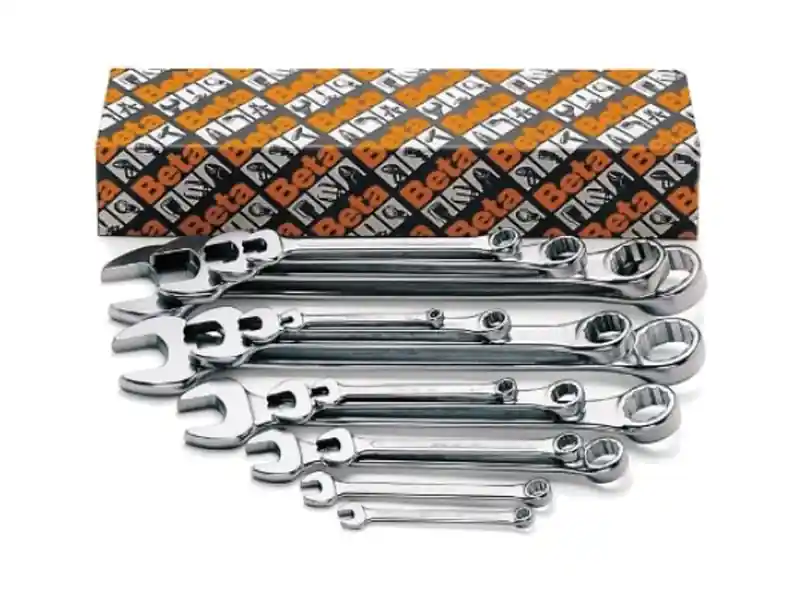 Serie 14 chiavi combinate a forchetta e poligonale Beta 42/S14, 6x6-24x24mm Must-Have
