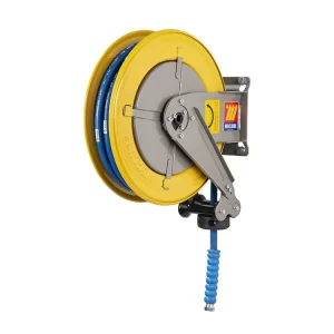 Avvolgitubo automatico in acciaio Meclube F-400 per acqua 150°C, tubo 15mt Pagamento Sicuro