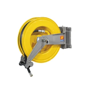 Direttamente Dal Produttore Avvolgitubo automatico in acciaio Meclube S-550 per gasolio, tubo 10 mt