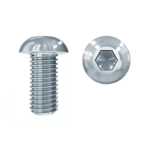 Vite testa bombata Fischer LKS M12x25 in acciaio inossidabile (50pz) Ultima Occasione