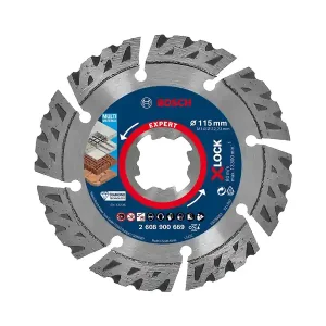 Compra Online Disco diamantato Bosch Expert MultiMaterial X-Lock 115mm per materiali costruzione