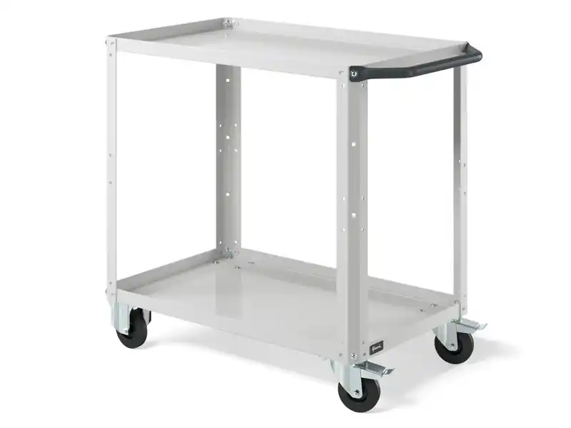 Occasione Imperdibile Carrello a due ripiani Clever Small Fami piano in acciaio portata 225kg