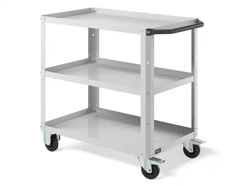 Subito Disponibile Carrello a tre ripiani Clever Small Fami ruote in gomma portata 225kg