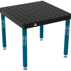 Professionale Banco per saldatura Basic GPPH 1x1mt spessore 12mm, fori 16mm