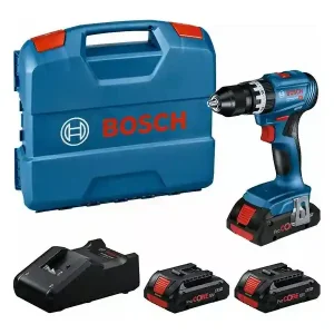 Pagamento Sicuro Bosch trapano avvitatore a batteria GSB 18V-45 in Kit con 2 batterie da 2.0Ah