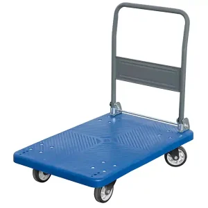 Carrello portapacchi Fervi C300 con piattaforma in pvc, portata 300kg Economico