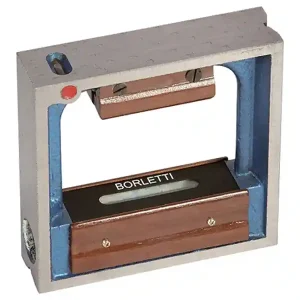 Livella quadra di precisione a bolla d‘aria Borletti 200x200mm, sensibilità 0,02mm Occasione Imperdibile