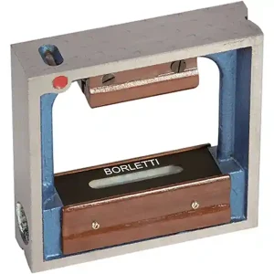 Livella quadra di precisione a bolla d‘aria Borletti 250x250mm, sensibilità 0,1mm Offerta Speciale