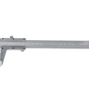 Calibro analogico satinato Fervi C019/150 con vite di bloccaggio, 150mm Quantità Limitata