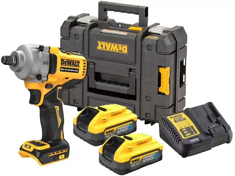 Avvitatore ad impulsi DeWalt DCF891 812Nm in kit con 2 batterie 5,0Ah Powerstack Occasione