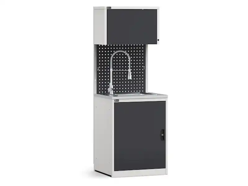 Più Venduto Arredo modulare Fami GARAGE007 con lavandino e armadio ad anta, 714mm